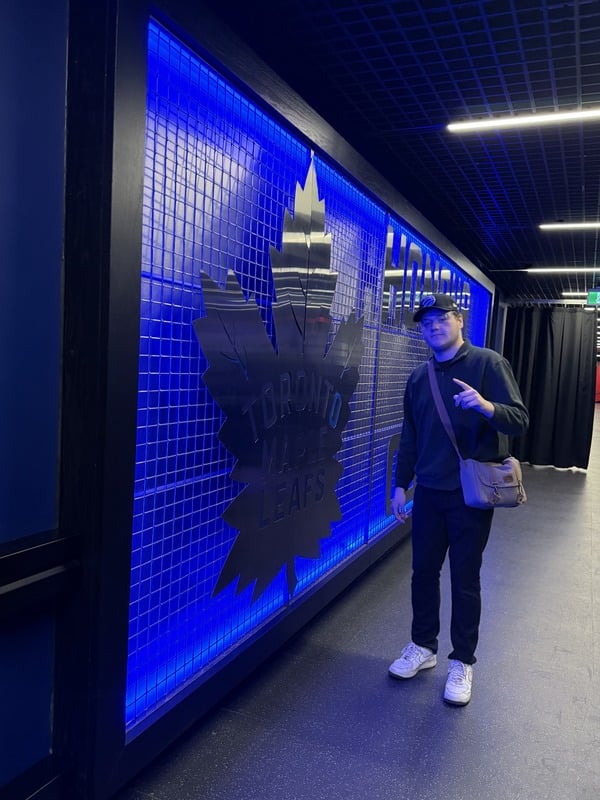 Toronto Maple Leafs venue and backstage production area